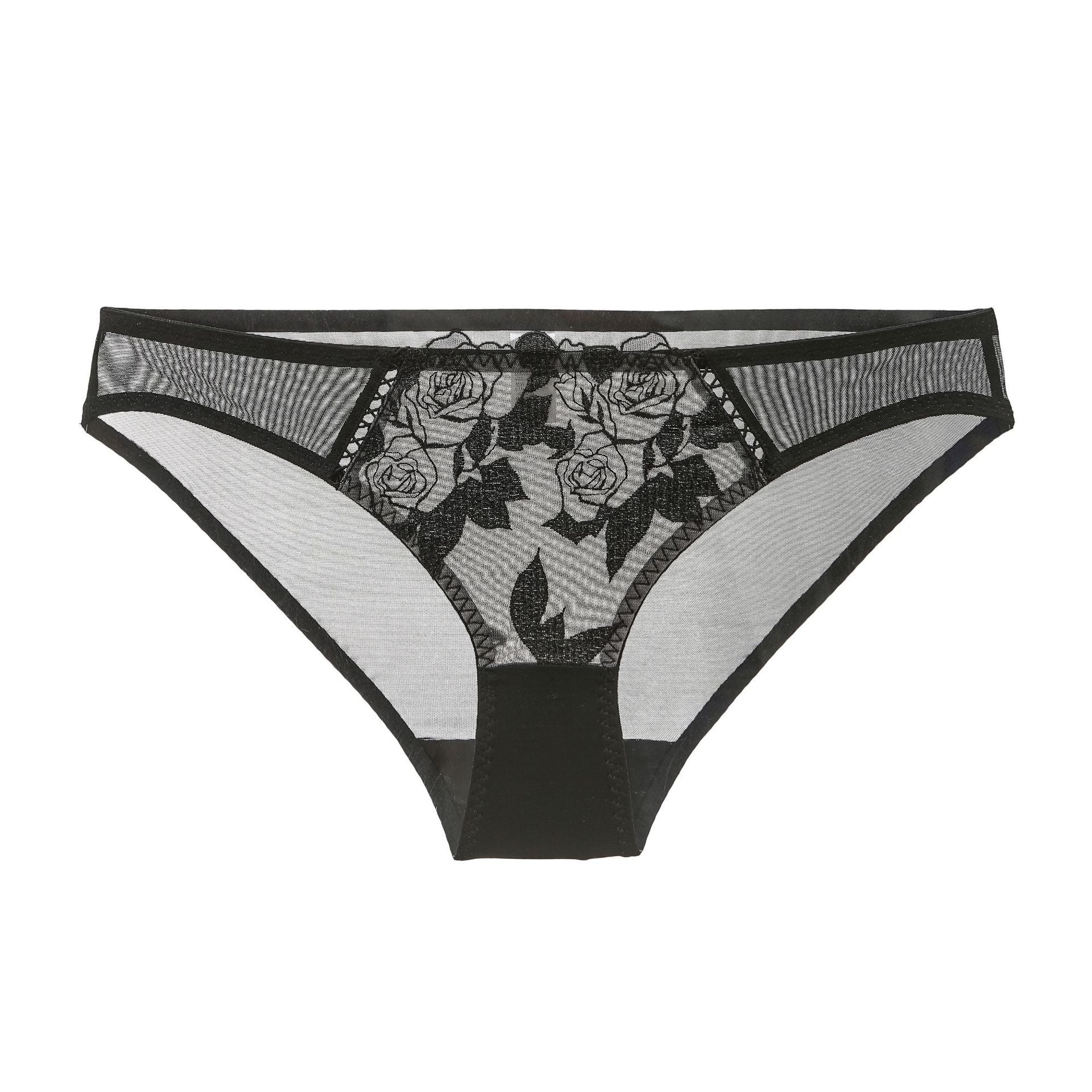 Rosaine Brief – Elegant Sheer Mesh Embroidered Lingerie mooods