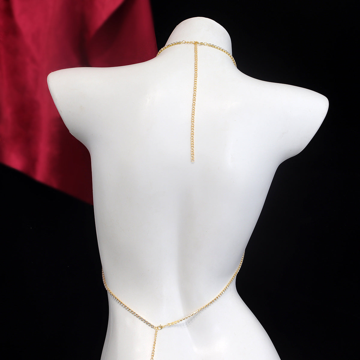 Crystal Butterfly Body Chain Top mooods