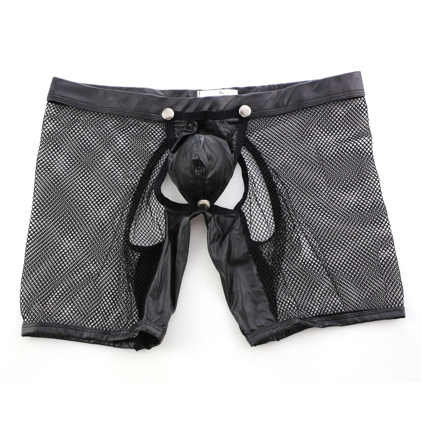 Men’s Cutout Mesh Boxer Briefs with Detachable Pouch mooods
