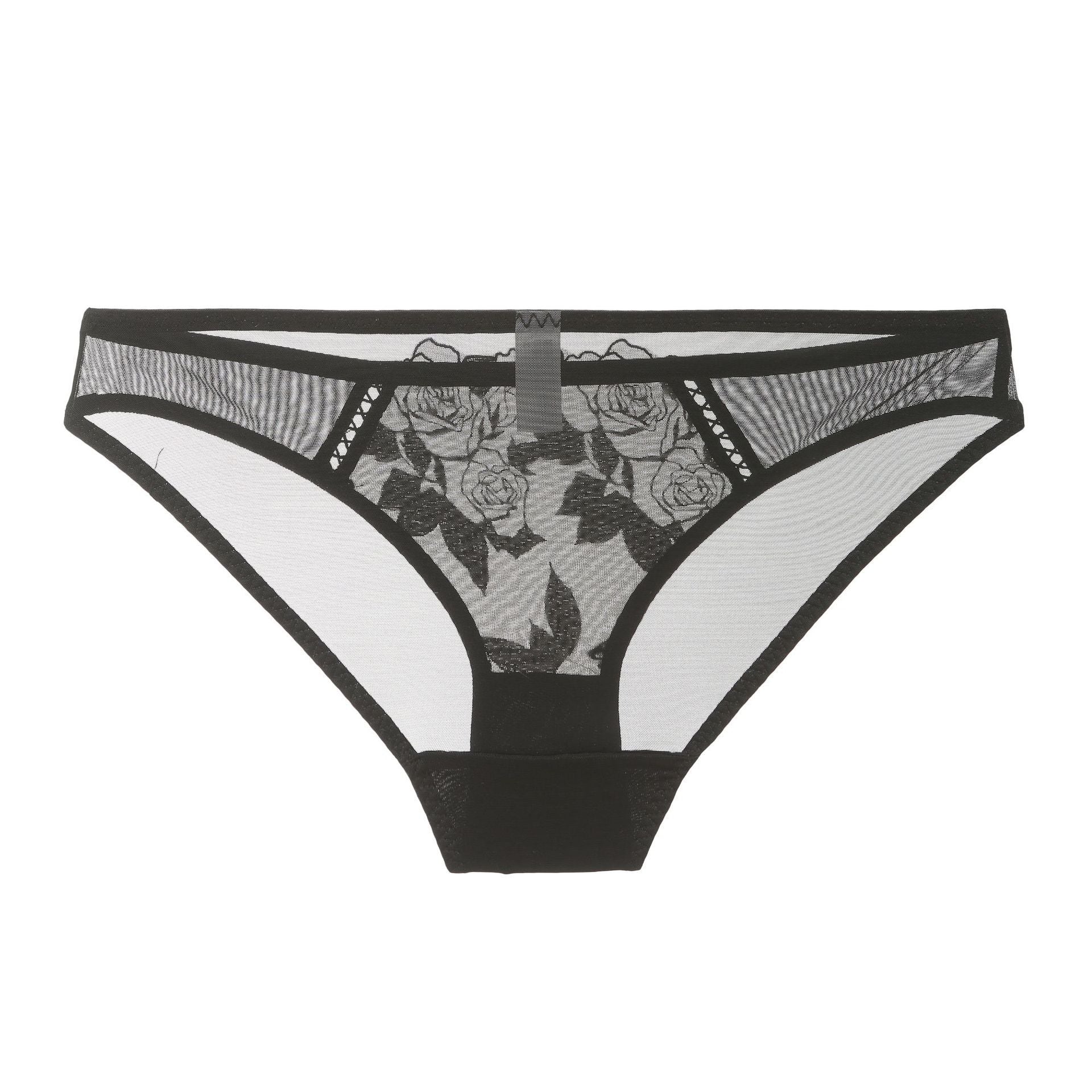 Rosaine Brief – Elegant Sheer Mesh Embroidered Lingerie mooods