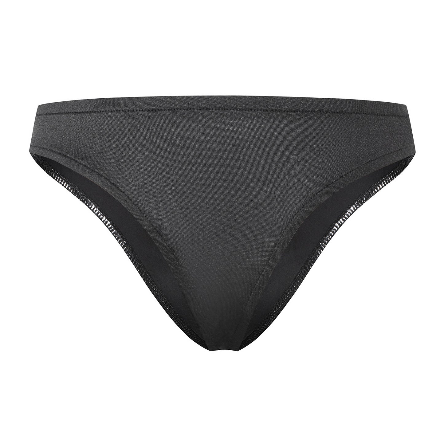 Gloss Vinyl Front-Zip Thong Brief mooods
