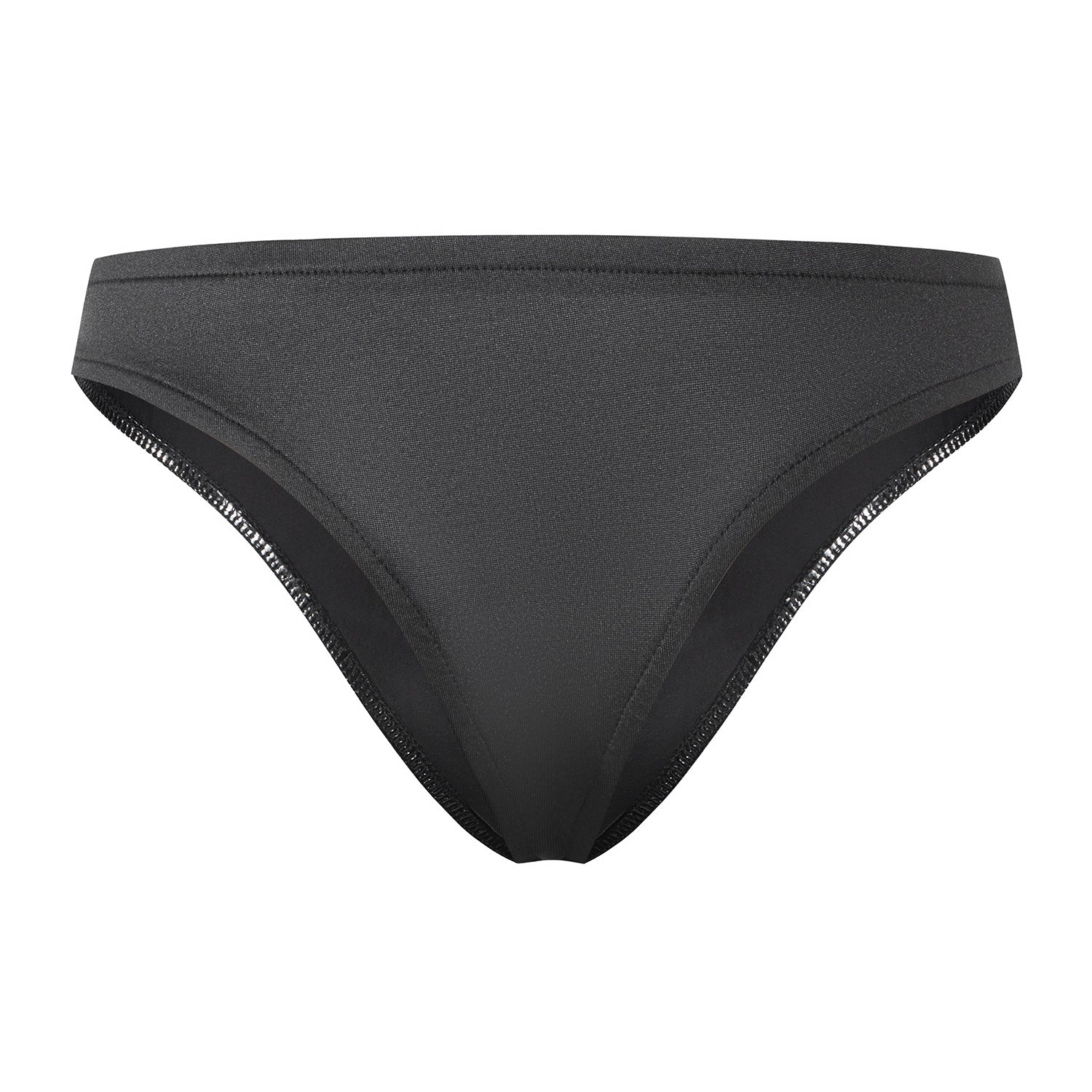 Gloss Vinyl Front-Zip Thong Brief mooods