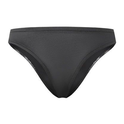 Gloss Vinyl Front-Zip Thong Brief mooods