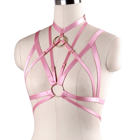 Velvet Rose Cage Harness