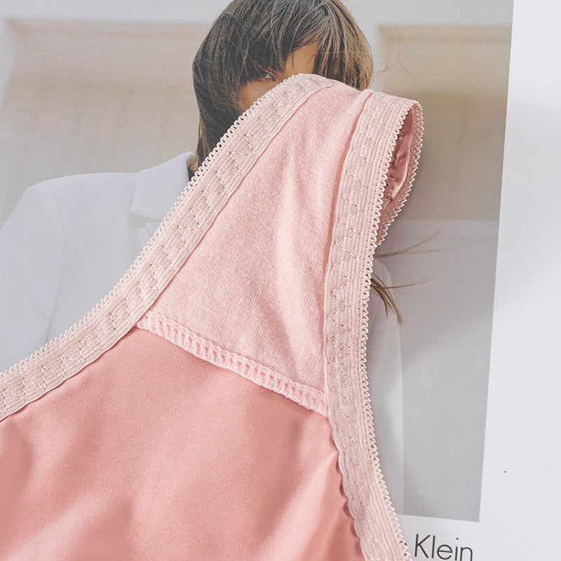 Satin Lace Trim Thong – One Size Buy 3, Get 1 FREE!