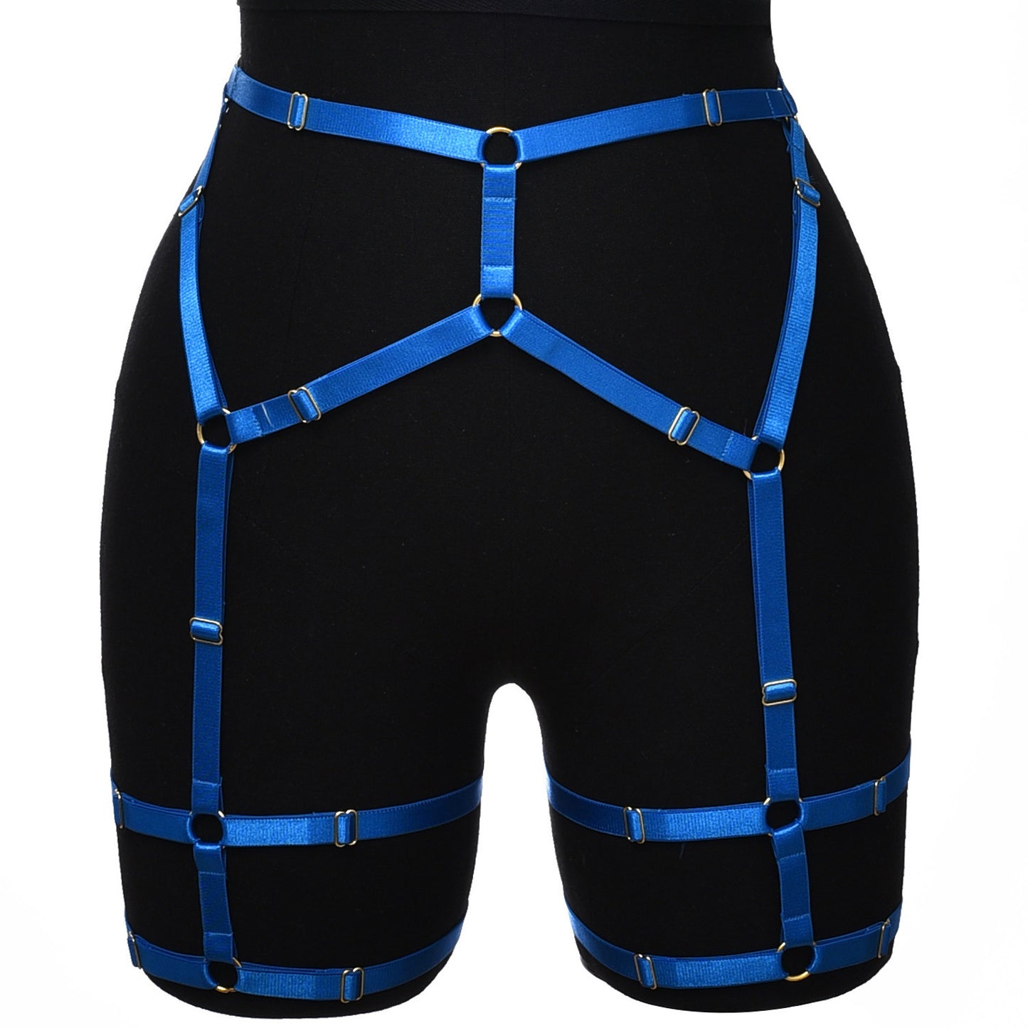 Velour Garter Harness