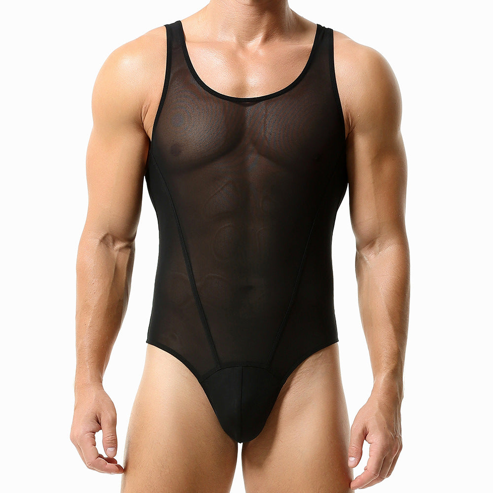 Shadow Skin Sheer Thong Bodysuit — Noir Edition mooods