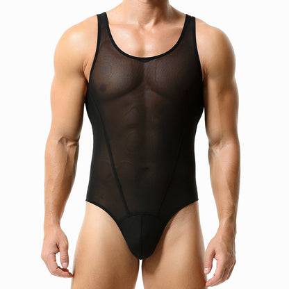 Shadow Skin Sheer Thong Bodysuit — Noir Edition mooods
