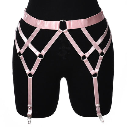 Satin Strap Garter Harness
