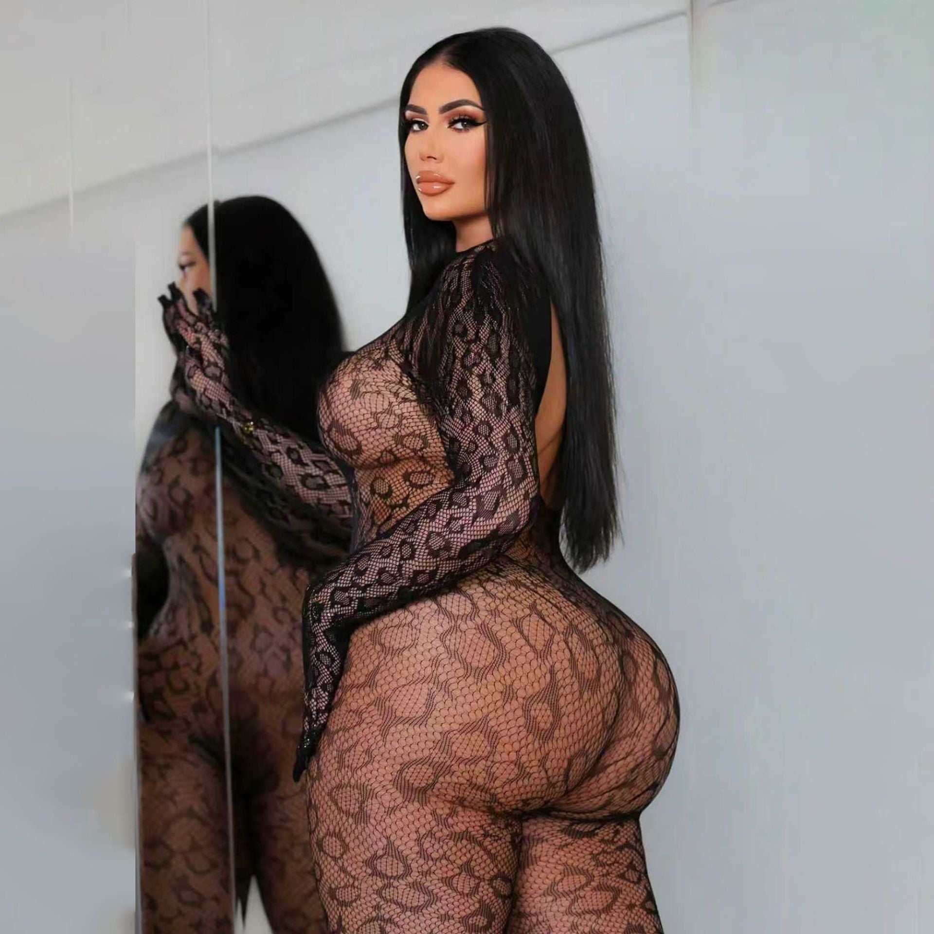 Fierce Elegance Long Sleeve Bodystocking mooods