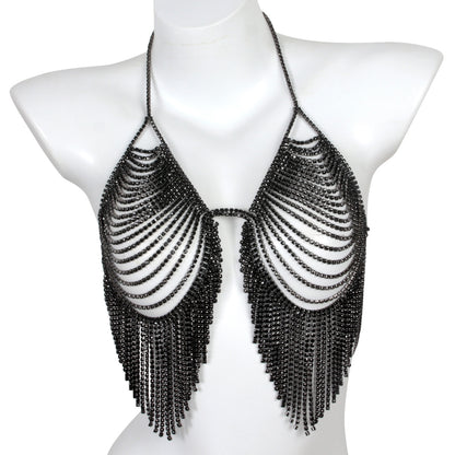 Midnight Siren Chain Lingerie Set mooods