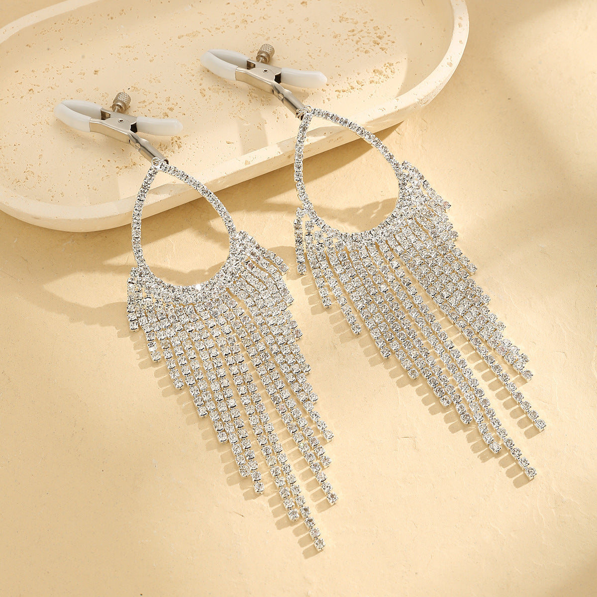 Crystal Cascade Nipple Clamps mooods