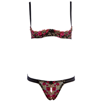 Rose Noir Seduction Lingerie Set