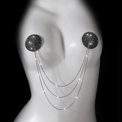 Midnight Spark Rhinestone Nipple Covers mooods