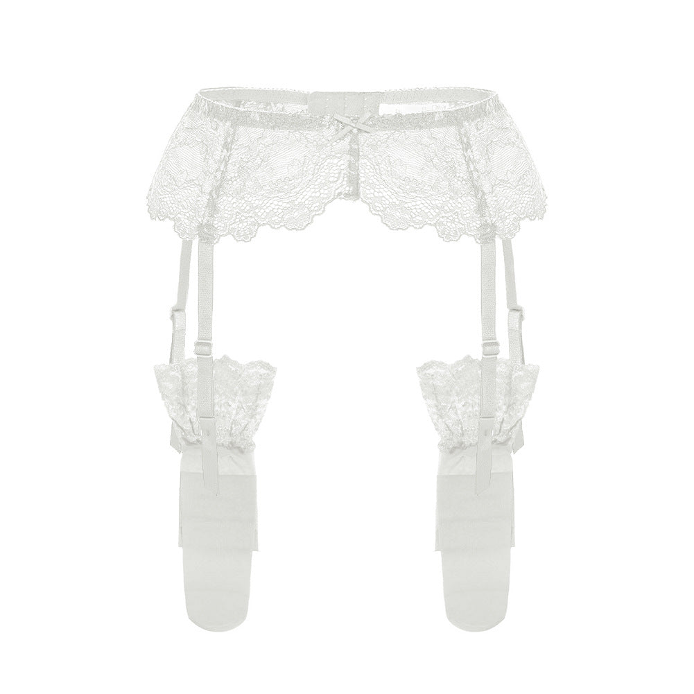 Lace Ruffle Hold-Up Garter Ensemble mooods