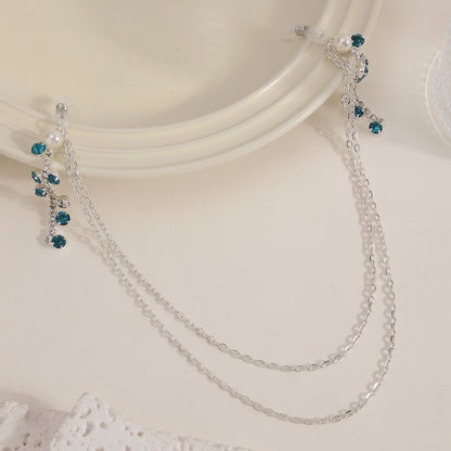 Crystal Cascade Nipple Chain Jewelry