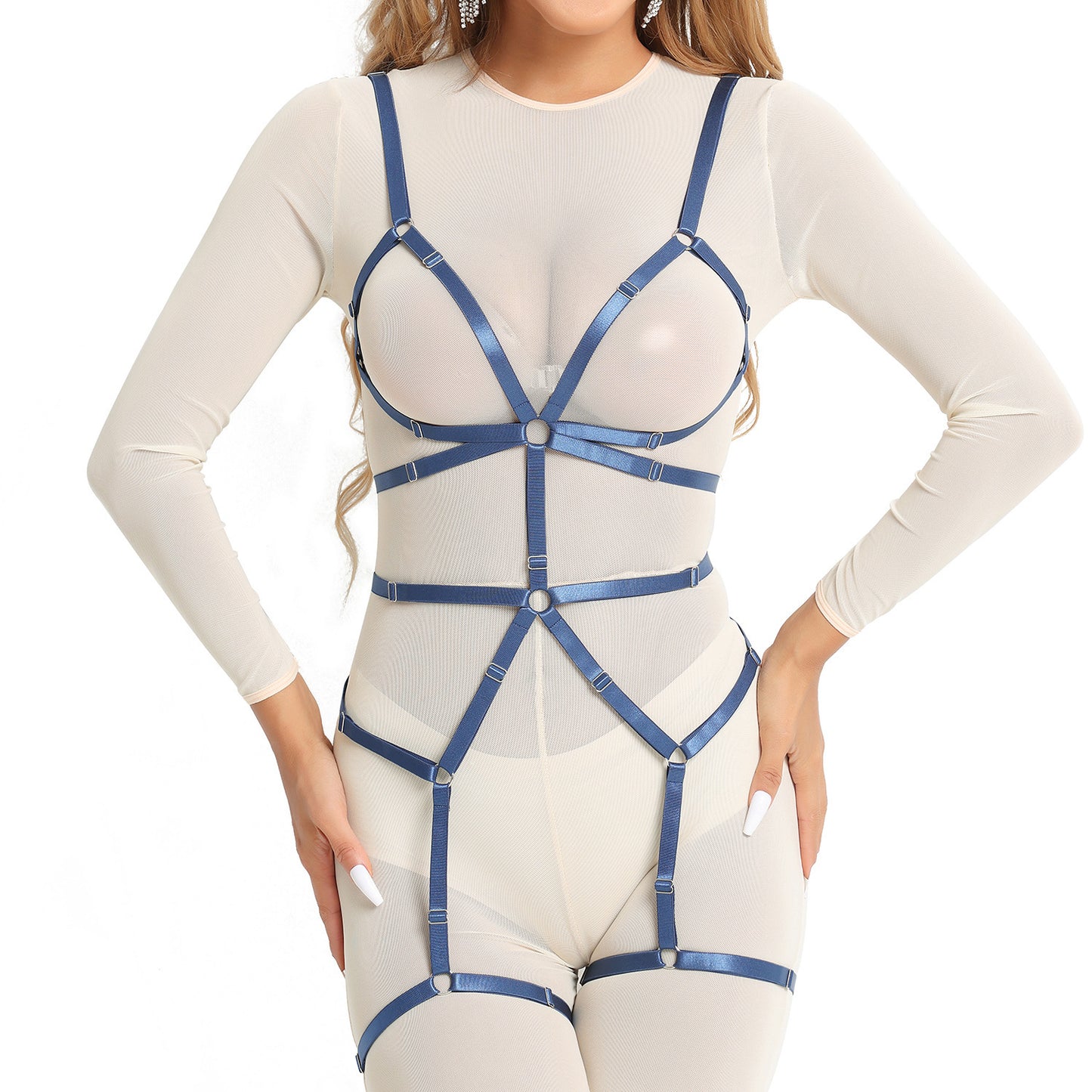 Sapphire Temptation Body Harness