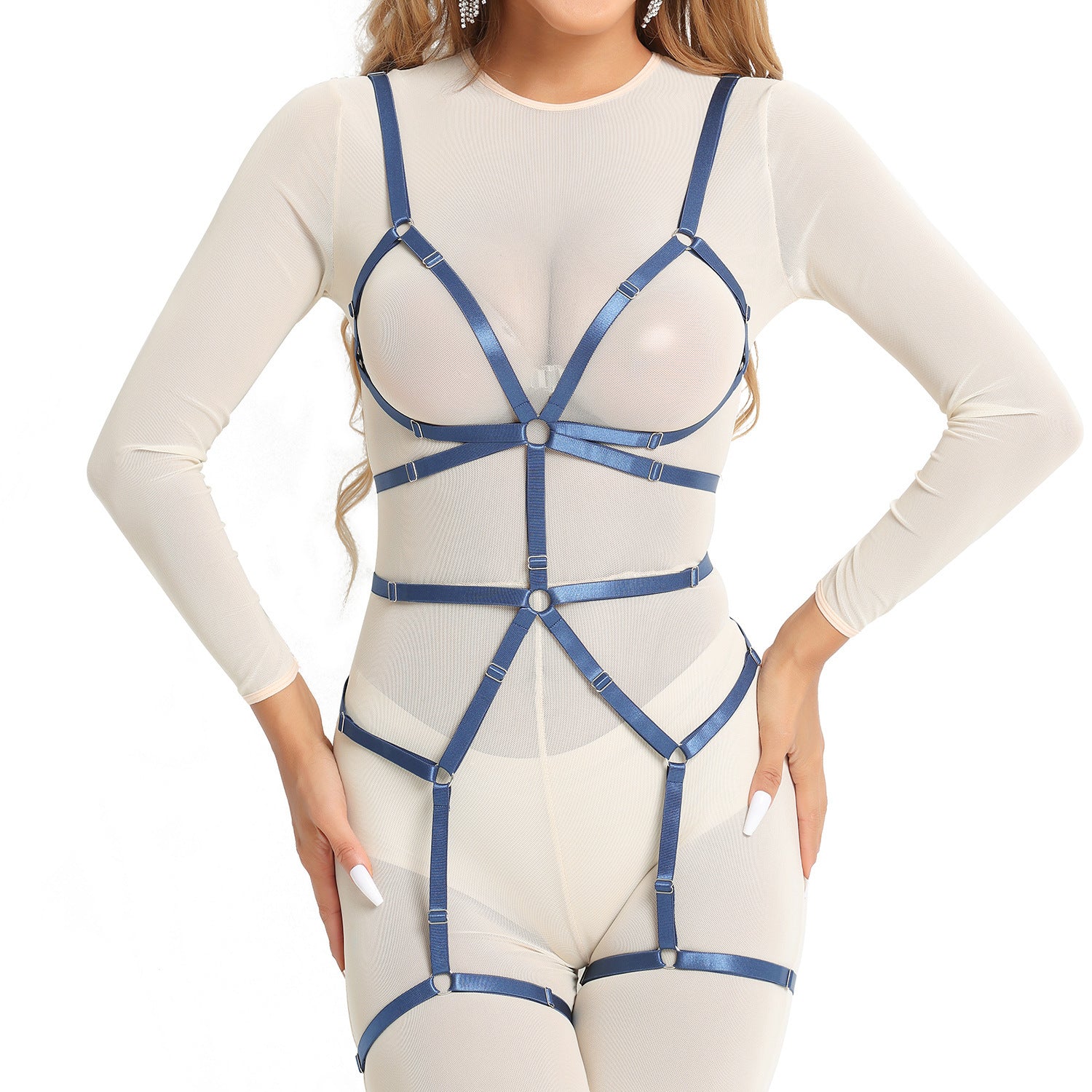 Sapphire Temptation Body Harness