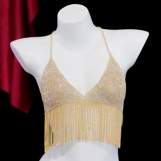 Crystal Fringe Bra Top mooods