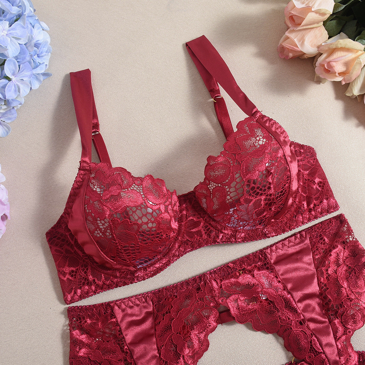 Velvet Bloom Lingerie Set mooods