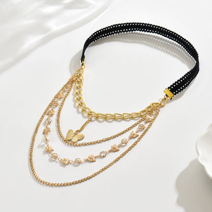 Golden Butterfly Thigh Chain