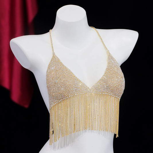 Crystal Fringe Bra Top mooods