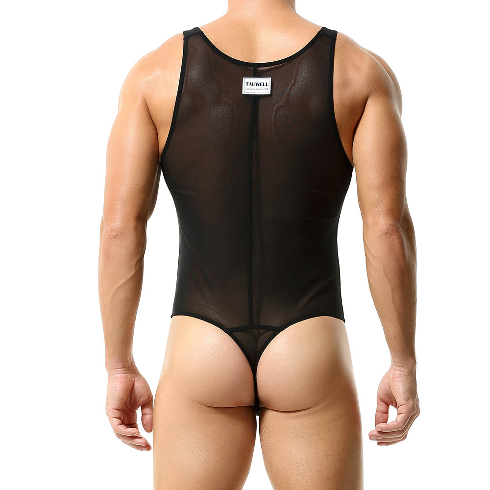 Shadow Skin Sheer Thong Bodysuit — Noir Edition mooods