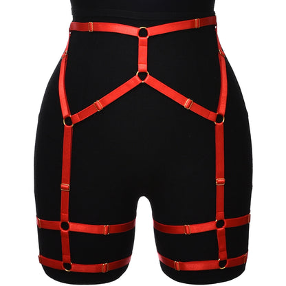 Velour Garter Harness