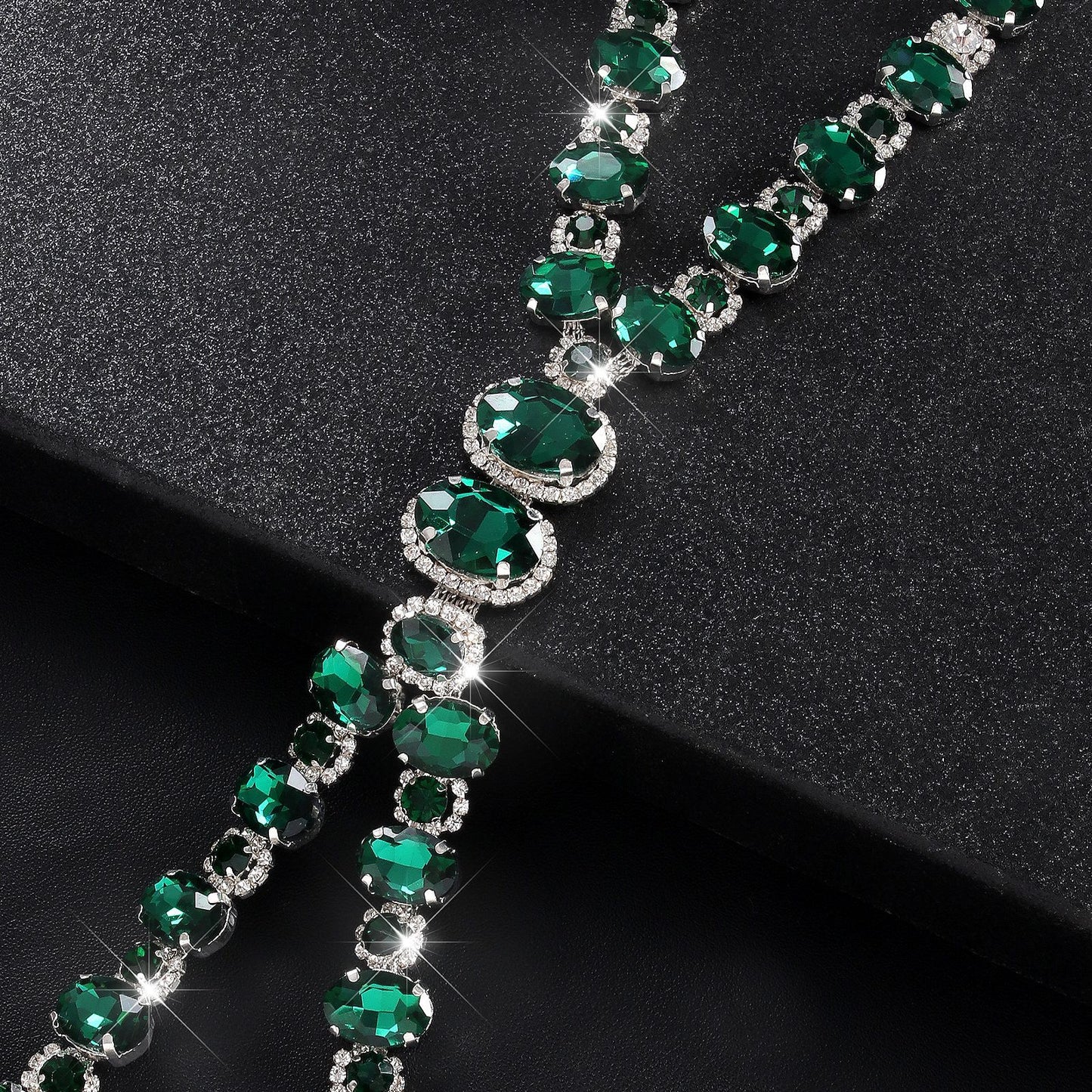 Emerald Allure Body Chain