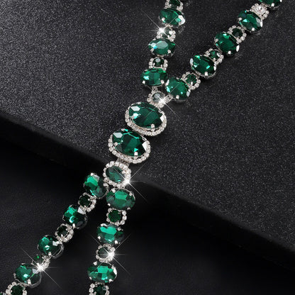 Emerald Allure Body Chain