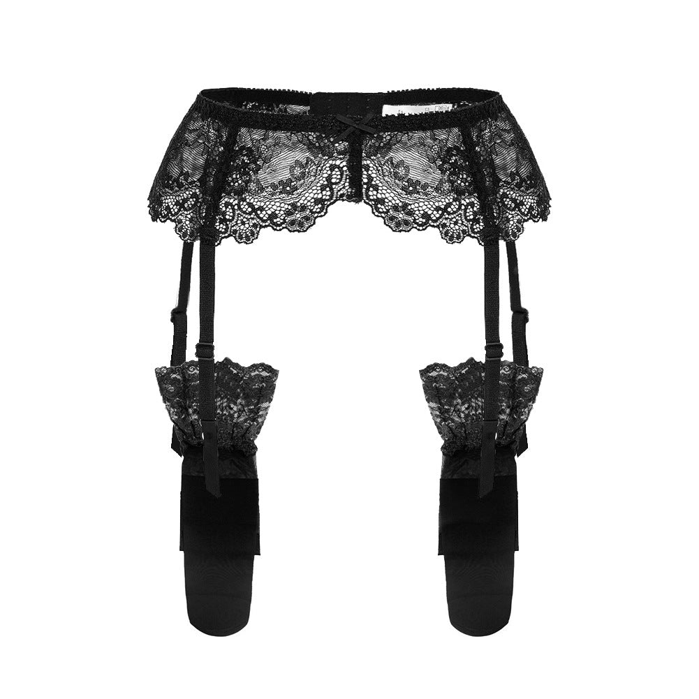 Lace Ruffle Hold-Up Garter Ensemble mooods