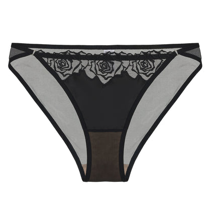 Aeris Noir Brief Mesh Panty mooods