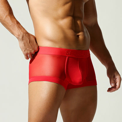 Crimson Pulse Semi-Sheer Trunk mooods