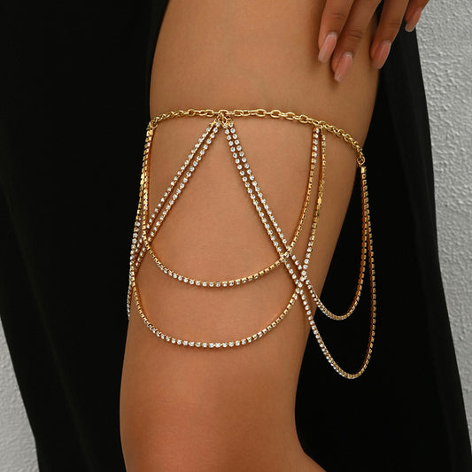 Starlight Cascade Thigh Chain mooods