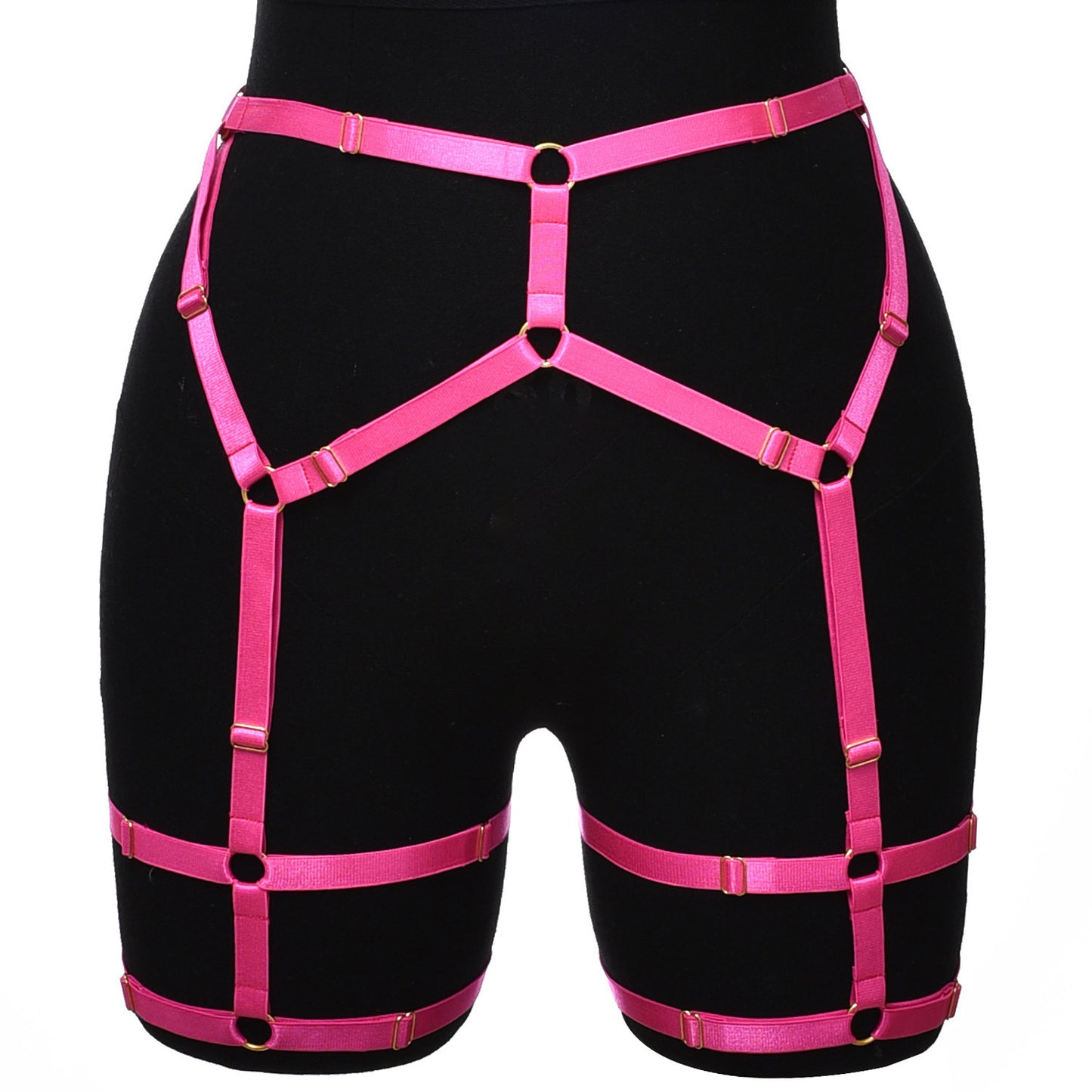 Velour Garter Harness