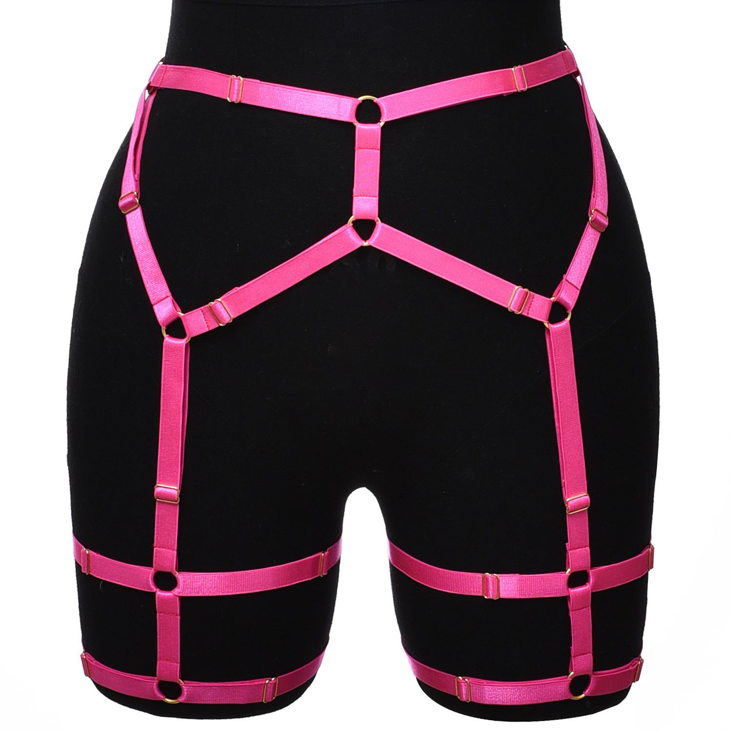 Velour Garter Harness