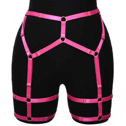 Velour Garter Harness