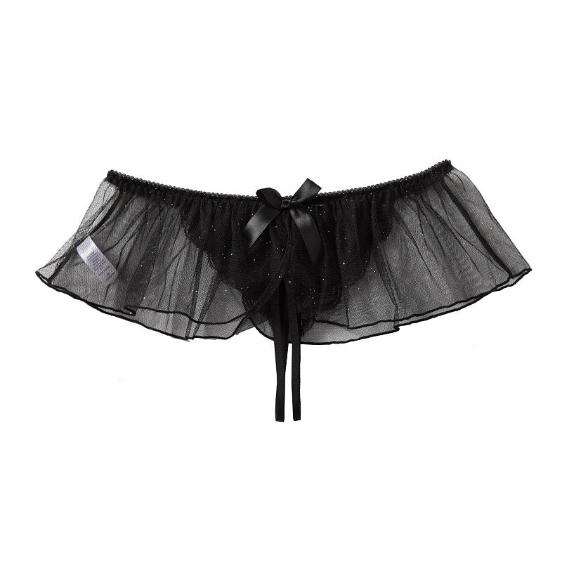 Glitter Veil Crotchless Panty mooods