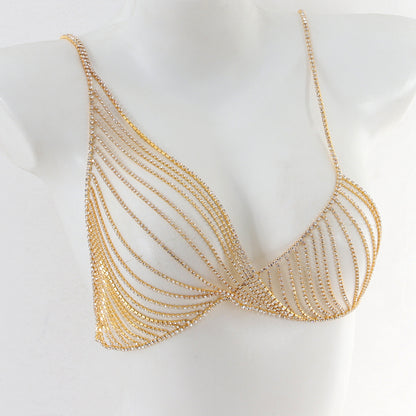 Radiant Cascade Crystal Lingerie Set mooods