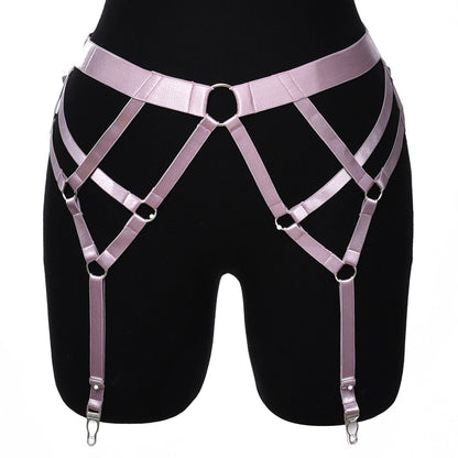 Satin Strap Garter Harness