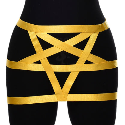 Satin Strap Waist & Thigh Harness