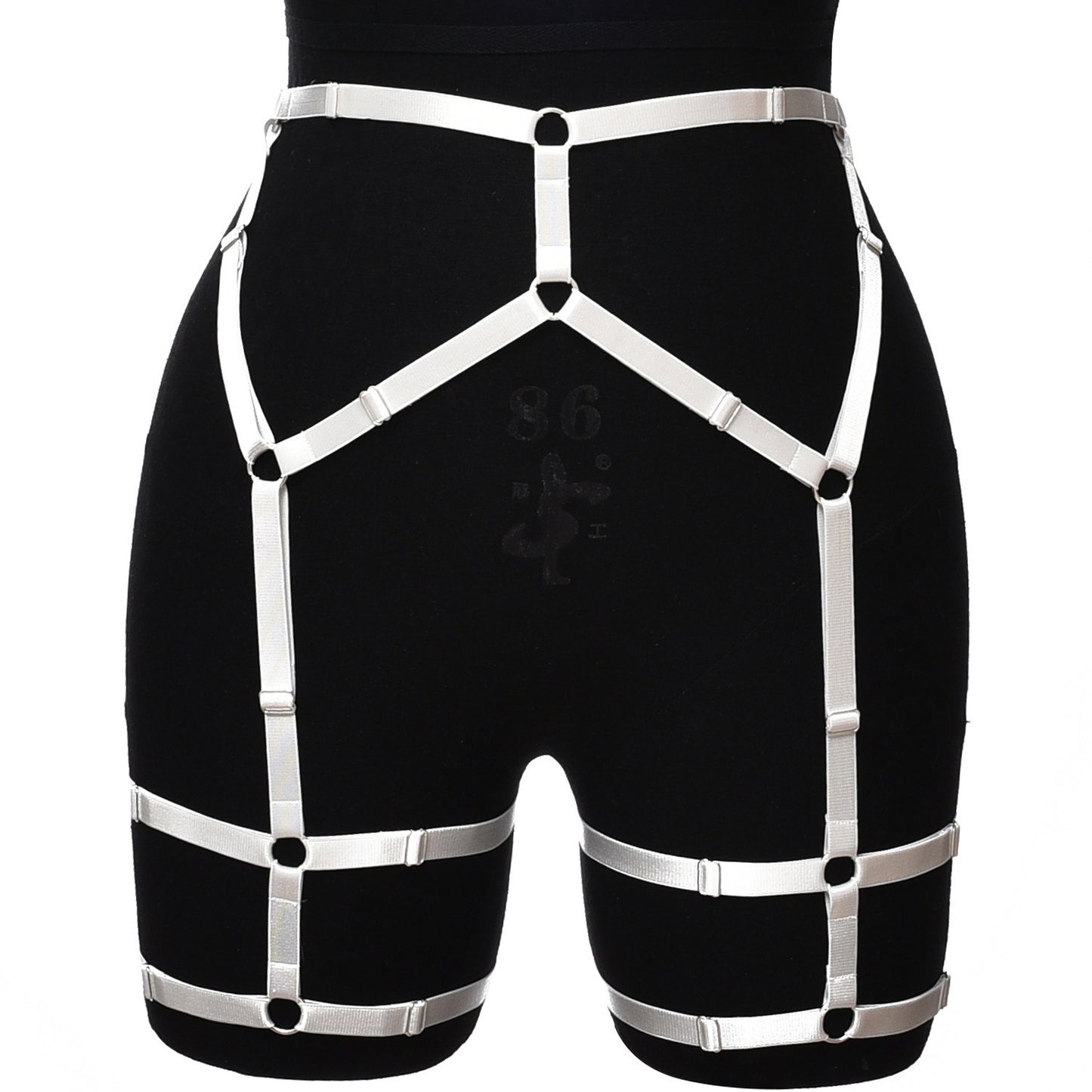 Velour Garter Harness