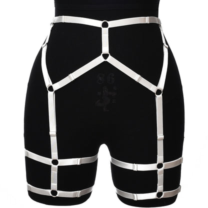 Velour Garter Harness