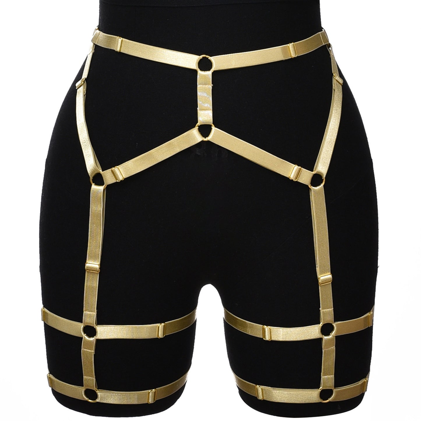 Velour Garter Harness