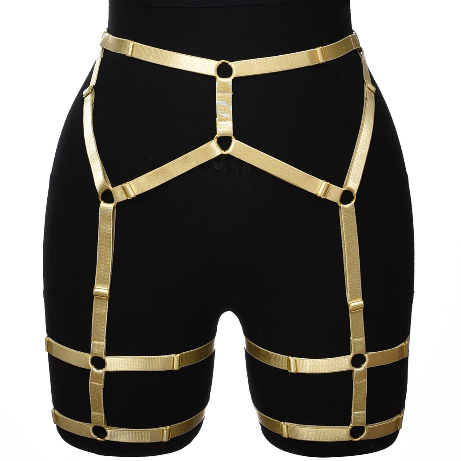 Velour Garter Harness