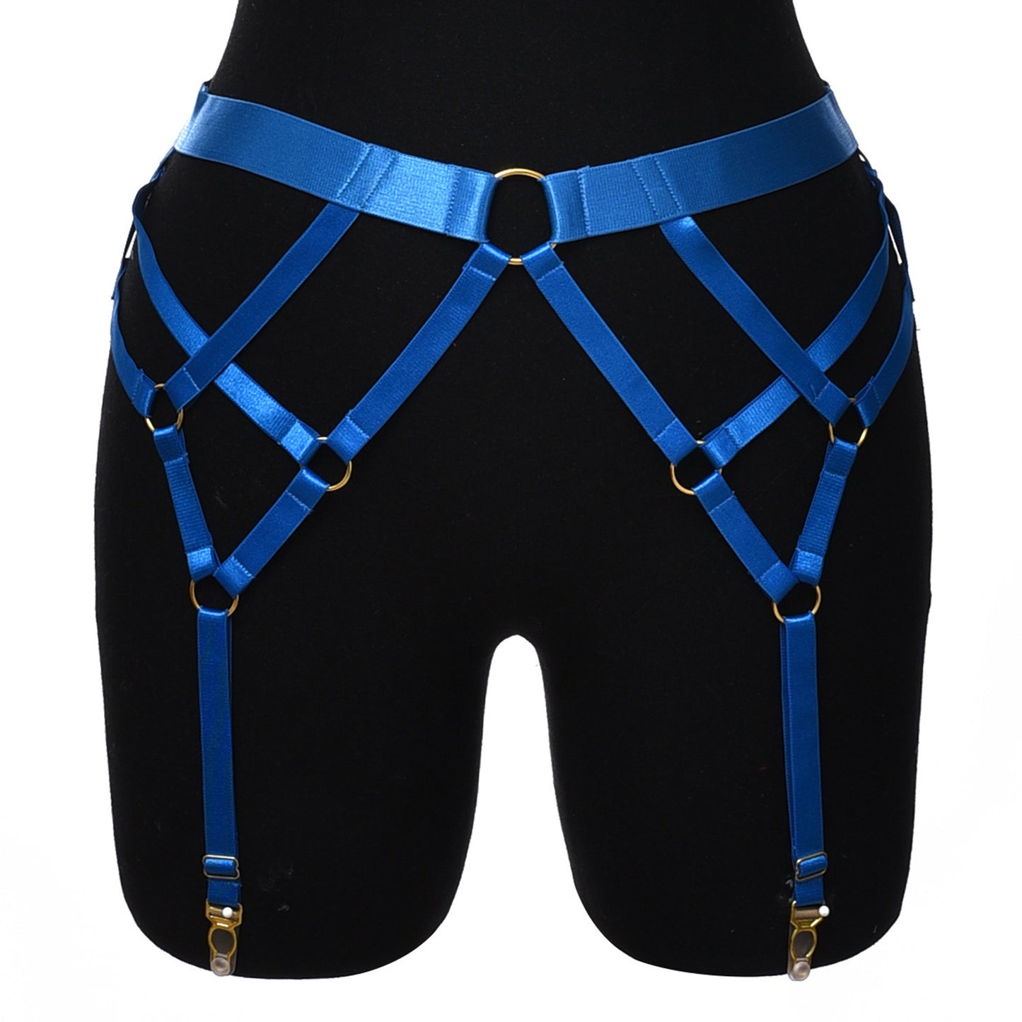 Satin Strap Garter Harness