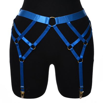 Satin Strap Garter Harness
