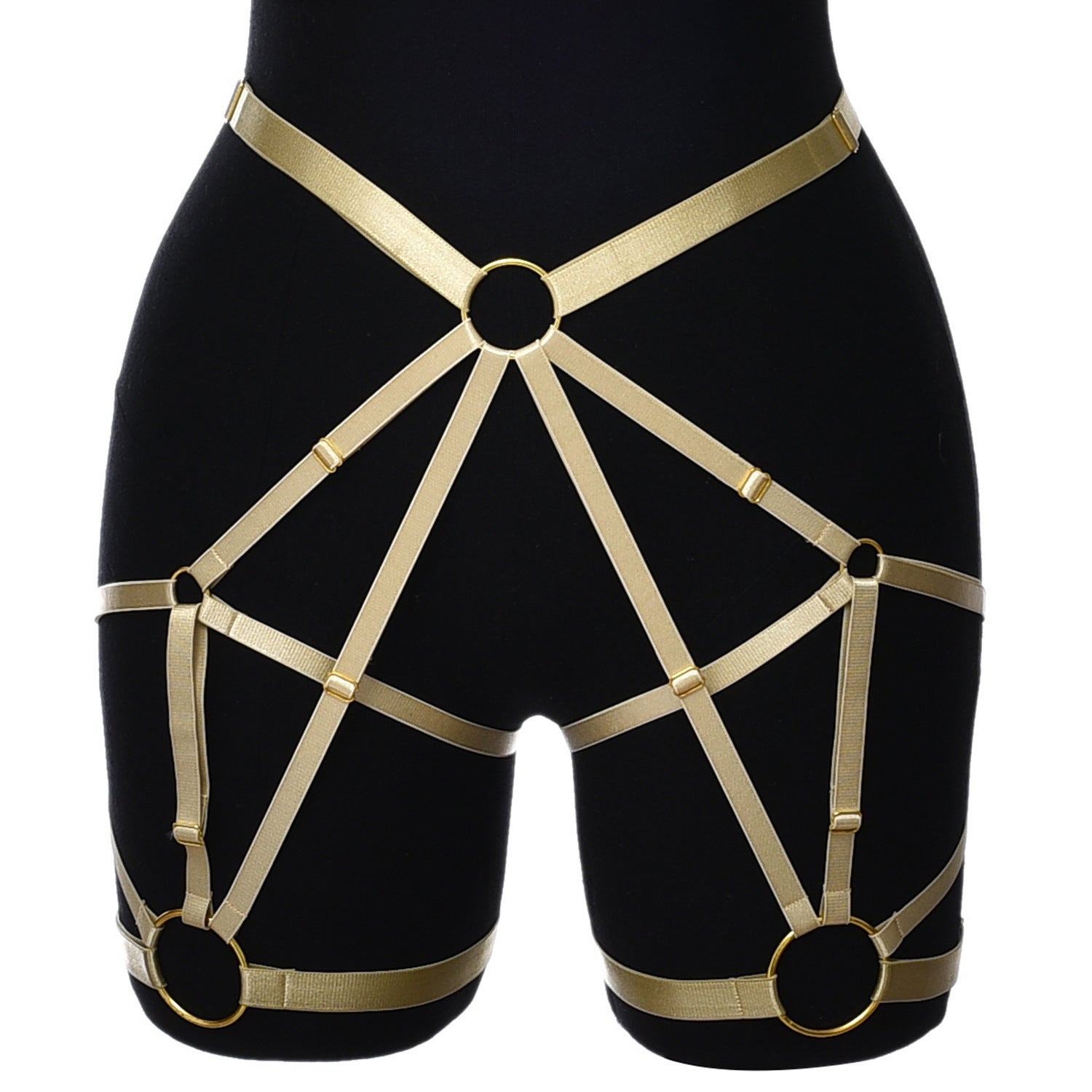 Strappy Cage Leg Harness