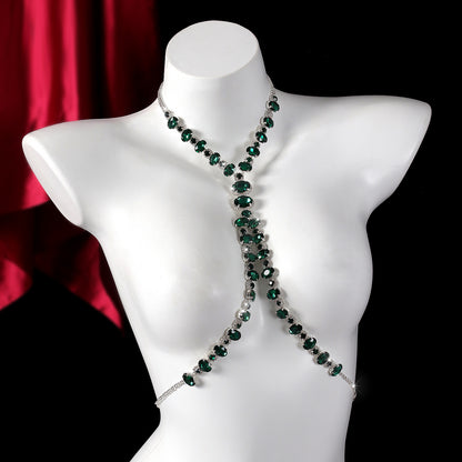 Emerald Allure Body Chain