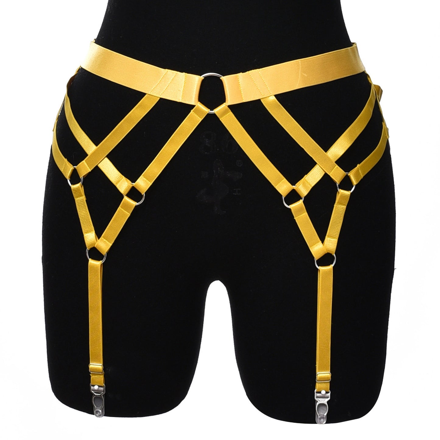 Satin Strap Garter Harness